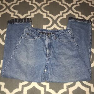 L.L. Bean flannel lined jeans